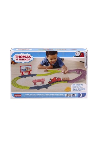Hgy82 Thomas Ve Arkadaşları - Tren Seti Sür-bırak Çok Renkli