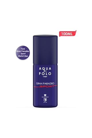 Aqua Di Polo 1987 Gran Paradiso Sport Metal Şişe Erkek Parfüm EDP 3 x 100 ML