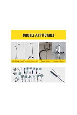 Skycity 3m Çelik Gümüş Duş Hortumu - Bakır Uçlu, Patlama Dayanıklı, 70 C Isı Dayanımı, G1/2 Bağlantı Diğer