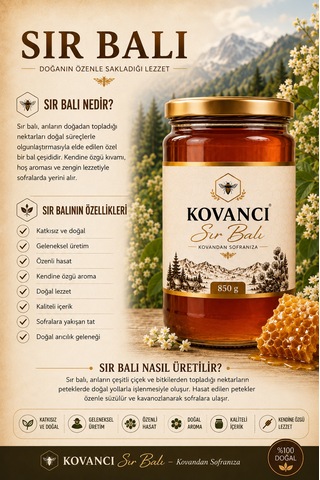 Sır Balı 850 G Doğal Katkısız Lezzet-kovandan Sofralarınıza