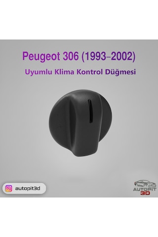 Peugeot 306 1993 2002 Uyumlu Klima Kontrol Düğmesi