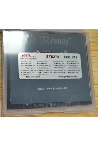 Jrready St5278 Yedek Uç Seti Pin Çıkarma 26 Adet