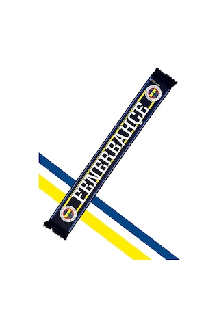 Fenerium Fenerbahçe Lacivert Üç Renkli Unisex Dokuma Atkı Uv Kutu Hediyeli Lacivert Lzr