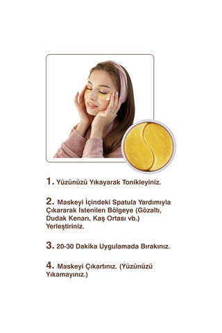 Beauty Shangpree Gold Hydrogel Eye Mask Gözaltı Maskesi