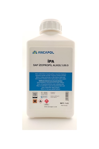 Ancapol Saf Izopropil Alkol 1 L Ancapol Saf Izopropil Alkol 1 L