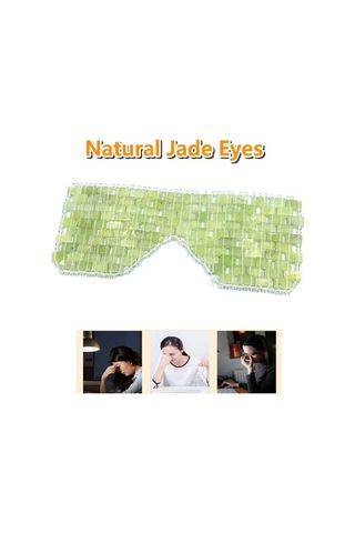 Küçük Göz Perdesi Doğal Soğutma Yeşim Göz Maskesi Wtjcl3 Çok Renkli