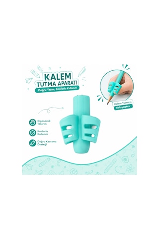 Pastel Renk Kalem Tutma Aparatı 12 Adet Ergonomik Silikon Kalem Tutucu Yazı Düzeltici Çocuk Ve Öğrenci İçin Çok Renkli