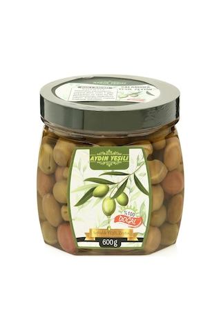 Aydın Yeşili Yeşil Çizik Zeytin 600 G