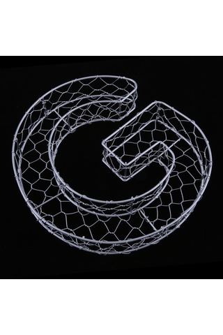 Suntek Magideal Alfabe Demir Tel Çelenk Çerçeve Etli Saksı Metal G