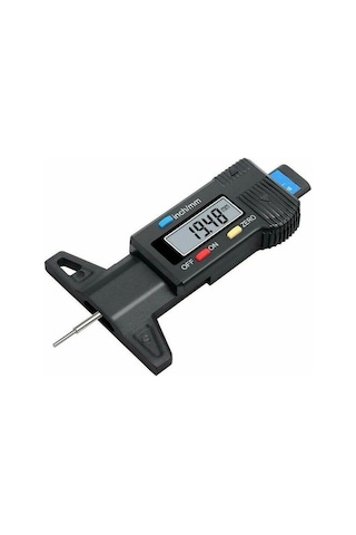 0-25.4mm Dijital Göstergeli Araç Lastik Diş Derinlik Ölçer Kumpası - Kp6