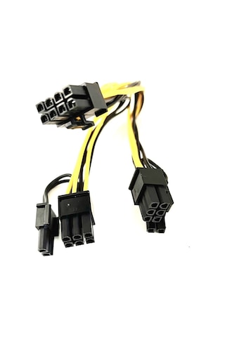 PCI-e 8 Pin Erkek - Çift 8 Pin (6+2) Erkek Modüler Güç Kaynağı Ka