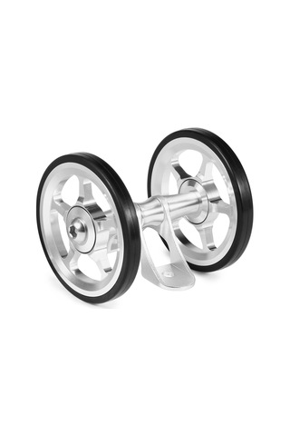 Lixada Alüminyum Alaşımlı Bisiklet Çift Makaralı Arka Tekerlekler Brompton Katlanır Bisiklet Arka İçin Yedek Siyah