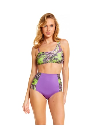 Angbutik Argento 01-1344-1121 Kadın Tek Omuz Bikini Mor