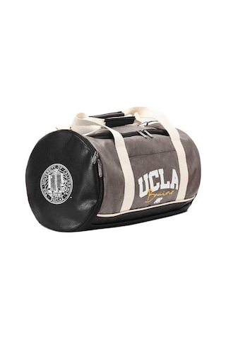 Ucla Tımothy Gri Omuz Askılı Silindir Baskılı - Unisex Çanta Gri