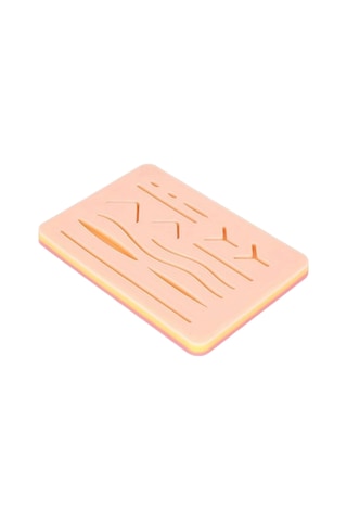 Akestoria Med FC-052 Esnek Dokusu Özel Yapı Silikonlu Sütür Eğitim Pedi 13 x 18 CM