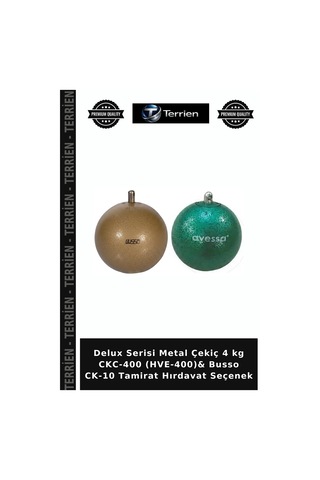 Delux Serisi Metal Çekiç 4 Kg Ckc-400 Hve-400 & Busso Ck-10 Tamirat Hırdavat Seçenek