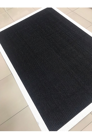 Liparis Sisal Halı Dc482 Serisi Oturma Salon Yatak Odası Halısı Siyah