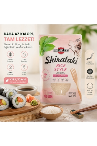 Konjac Prinç Shirataki Konjac Pirinç 270 Gr