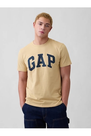 Gap V-everyday Soft Basıc Logo T Sarı