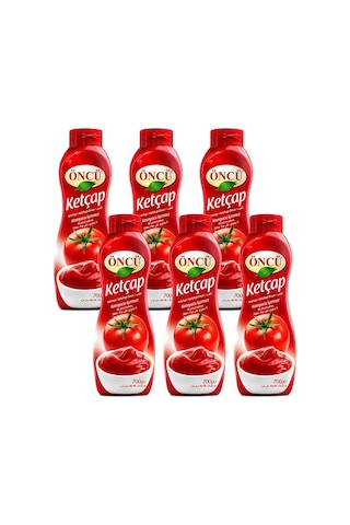 Öncü Ketçap 700 Gr Acılı X 6 Adet