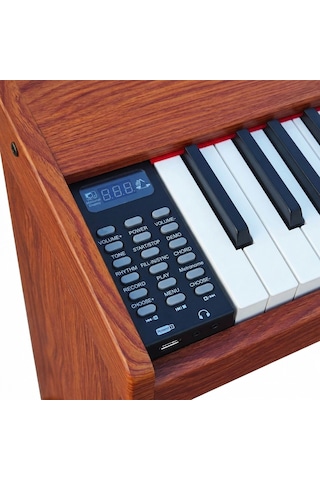 Jwin Sdp-88 Tuş Hassasiyetli 88 Tuşlu Dijital Piyano + Tabure - Kahverengi