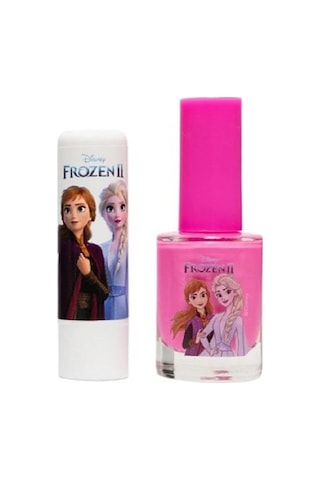 Disney Frozen Lisanslı Dudak Koruyucu + Oje