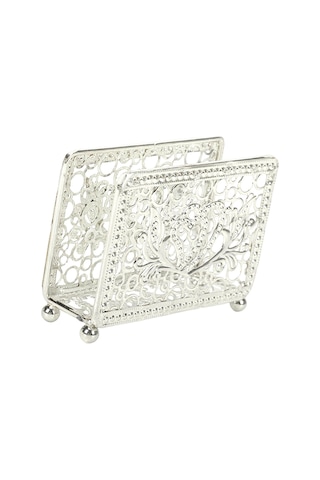 Suntek Yemek Masası Dekorasyon Argent Yaratıcı Masa Peçetelik Doku Tutucu