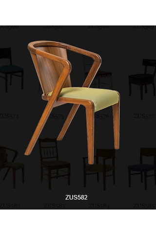Bengimobilya Zus582 Atmaca L Kolçak Sağlam Sandalye Kayın Torna Retro Iskelet