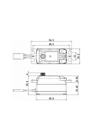 Savox Sc1251mgp Digital Servo Low Profile With Soft Start High Voltage Metal Dişli