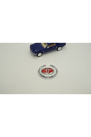 Toyota Uyumlu Buğday Kulakları Krom Metal 3M 3D Logo Oem