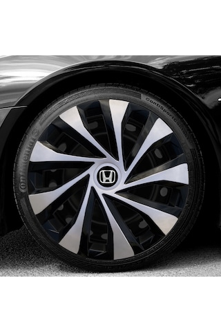 Kırılmaz Honda 14'' inç Uyumlu Jant Kapağı 4 Adet 1 Takım Çelik Görünümlü