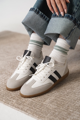 Daxtors Garantili Agnus Günlük Ortopedik Kadın Sneaker Spor Ayakkabı Beyaz