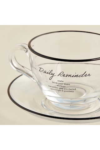Bella Maison Daily Reminder 2'li Çay Fincan Seti 240 CC Siyah