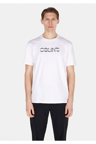 Colin's Colins Comfort Fit Yuvarlak Yaka Düz Erkek Beyaz Kısa Kol Tişört Cl1074516 Q1.v1 Wht Beyaz