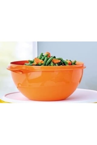 Tupperware Miks 2.75 Lt Miksim Karıştırma Saklama Kabı Turuncu Beyaz