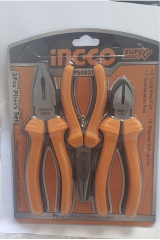 İngco Hkps08311-3'lü Set Pense-yan Keski-kargaburun Pense İngco Hkps08311-3'lü Set Pense-yan Keski-kargaburun Pense