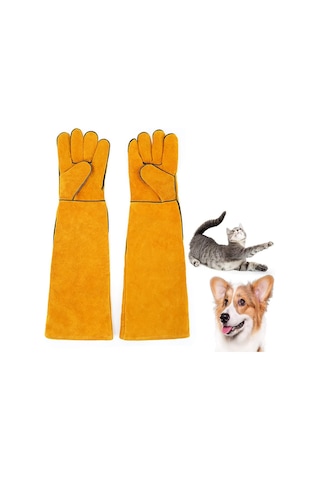 60 Cm Hayvan Taşıma Eldiveni - Isırık Önleyici Eldiven