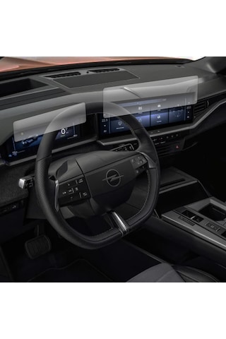 Opel Grandland Gösterge Ve Multimedya Paneli Uyumlu Nano Cam Ekran Koruyucu Set
