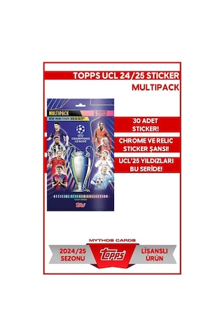 2025 Uefa Şampiyonlar Ligi Sticker - Multipack