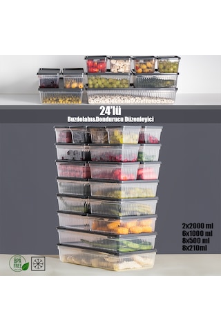 Porsima 2012 24'lü Buzluk Buzdolabı Düzenleyici Saklama Kabı Antr