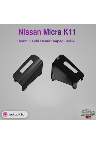 Nissan Micra K11 Uyumlu Ön Tampon Çeki Demiri Kapağı Delikli