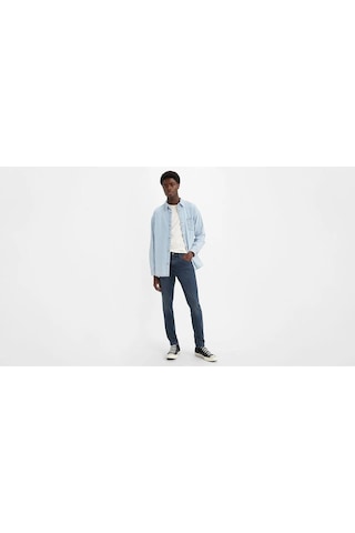 Levi's Lse 512 Pamuklu Normal Bel Dar Paça Slim Tapered Fit Jeans Erkek Kot Pantolon A2087-9930 Lacivert