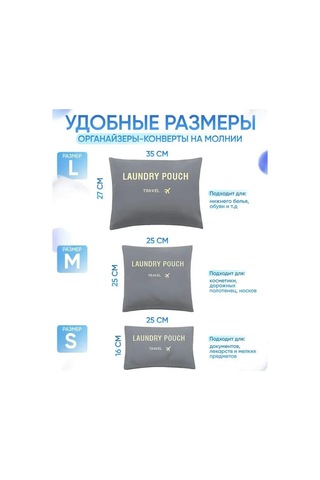 Organajzer Doroznyj Seyahat İçin Yolculuk Düzenleyici, Valiz Seti 170658684 Mavi