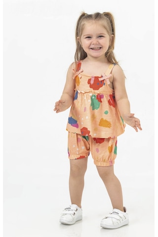 Harika Kids Kız Bebek Tunik Model Şortlu Alt-üst Takım 001