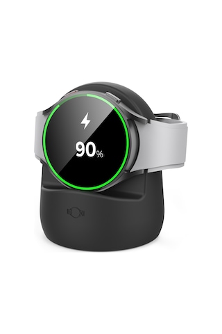 Ahastyle Pt181 Galaxy Uyumlu Watch 3/4 / Aktif / Aktif 2 Siyah İçin İzle Silikon Şarj Standı