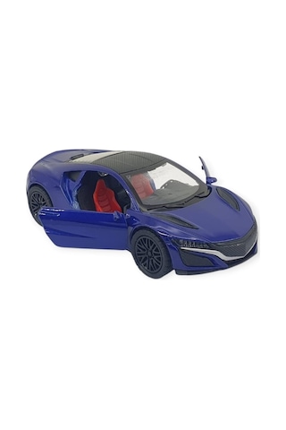 Çek Bırak Araba Metal - 3691c - Mavi Mavi