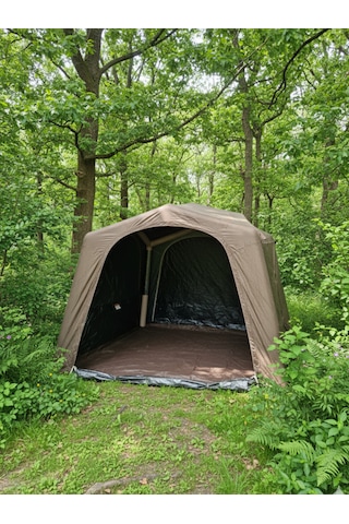Fischer 8-10 Kişilik Baca Çıkışlı Fresh&black Şişme Çadır 290x290x220cm Kahverengi