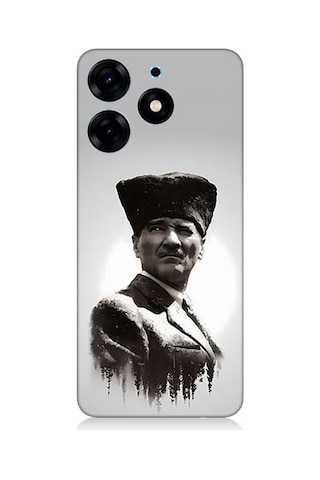 Tecno Spark 10 Pro Uyumlu Silikon Kılıf Mustafa Kemal Atatürk Tecno Spark 10 Pro Uyumlu Silikon Kılıf Mustafa Kemal Atatürk