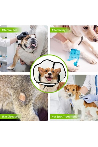 Evcil Köpek Kedi Yumuşak Çırpıda Yumuşak Yakalama licking Koruyucu Koniler Evcil Köpekler İçin Kedi Aksesuarları L