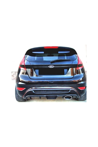 Ford Fiesta (2009-2016) Izgaralı Arka Tampon Eki - Difüzör (plast